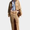 Kledingstukgeverfde utility-bomber met distressed-look Kledingstukgeverfde utility-bomber met distressed-look