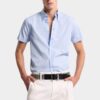Kort, soepelvallend slim-fit overhemd Kort, soepelvallend slim-fit overhemd