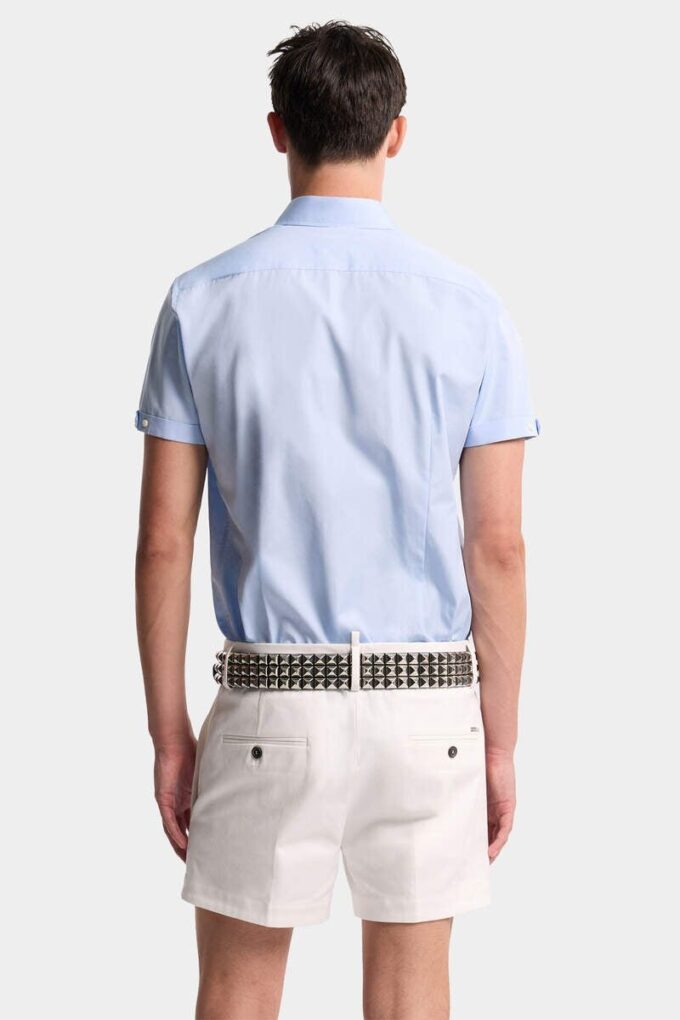 Kort, soepelvallend slim-fit overhemd Kort, soepelvallend slim-fit overhemd