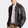 Leren bomberjack Leren bomberjack