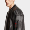 Leren bomberjack Leren bomberjack