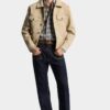 Leren Jeans-jasje Leren Jeans-jasje