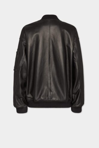Leren oversized Cyprus-bomber