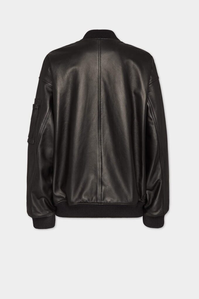 Leren oversized Cyprus-bomber Leren oversized Cyprus-bomber