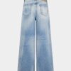 Licht diagonaal gewassen baggy Jeans Licht diagonaal gewassen baggy Jeans