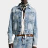 Licht Diagonale Wash 70’s Jeans jasje Licht Diagonale Wash 70’s Jeans jasje