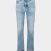 Licht Diagonale Wash Teddy-Jeans Licht Diagonale Wash Teddy-Jeans