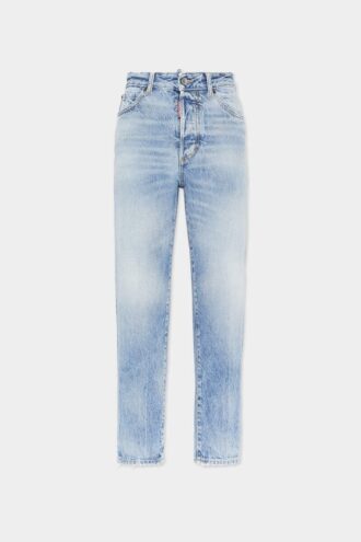 Licht gewaschene Boston-Jeans
