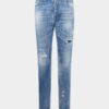 Licht gewaschene Teddy-Jeans Licht gewaschene Teddy-Jeans