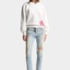 Licht gewaschene Teddy-Jeans Licht gewaschene Teddy-Jeans
