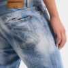 Licht gewaschene Teddy-Jeans Licht gewaschene Teddy-Jeans