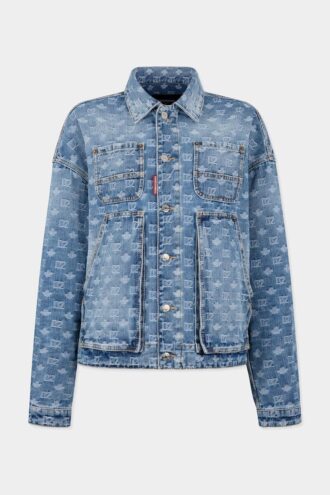 Licht gewassen unisex Jeans-jasje