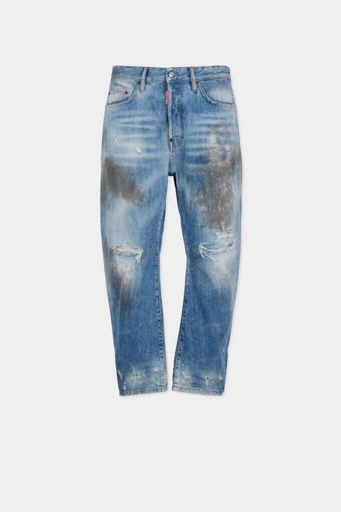 Licht verwassen bro-Jeans Licht verwassen bro-Jeans