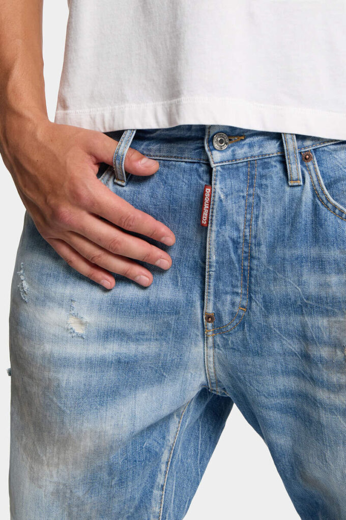 Licht verwassen bro-Jeans Licht verwassen bro-Jeans