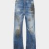 Licht verwassen, loszittende Jeans met gedraaide pasvorm Licht verwassen, loszittende Jeans met gedraaide pasvorm