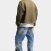 Licht verwassen, loszittende Jeans met gedraaide pasvorm Licht verwassen, loszittende Jeans met gedraaide pasvorm