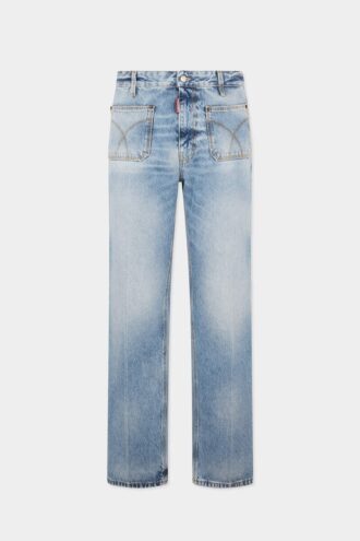 Lichte Diagonale Wash Sexy 70’s broek