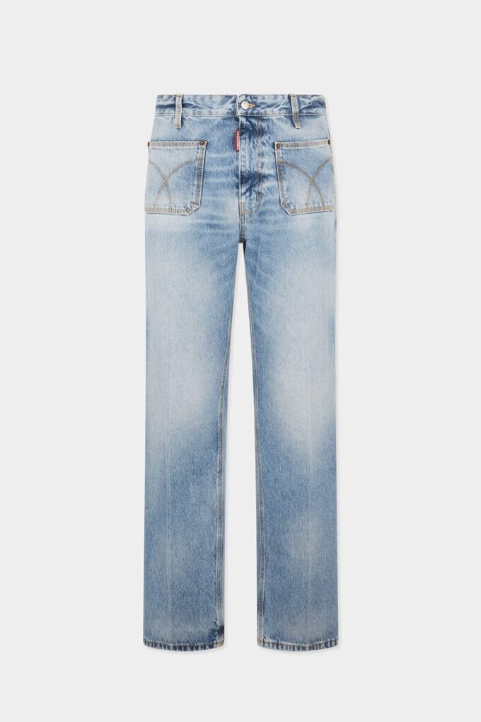 Lichte Diagonale Wash Sexy 70’s broek Lichte Diagonale Wash Sexy 70’s broek