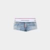 Lichte, ongetailleerde Jeans hotpants Lichte, ongetailleerde Jeans hotpants