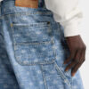 Lichtgewaschene baggy carpenter-Jeans Lichtgewaschene baggy carpenter-Jeans
