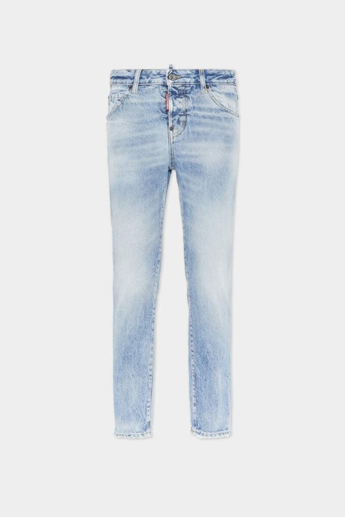 Lichtgewaschene Cool Girl-Jeans Lichtgewaschene Cool Girl-Jeans