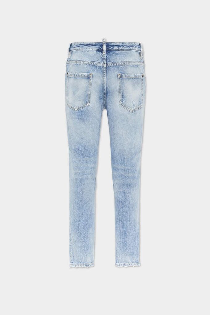 Lichtgewaschene Cool Girl-Jeans Lichtgewaschene Cool Girl-Jeans