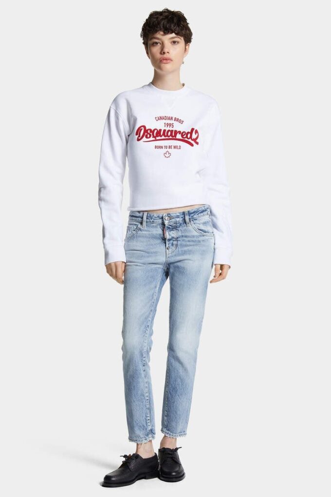 Lichtgewaschene Cool Girl-Jeans Lichtgewaschene Cool Girl-Jeans