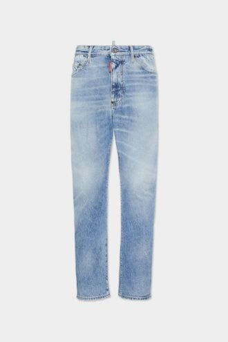 Lichtgewaschene London Bro-Jeans