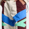 Loose broek van een trainingspak met kleurblokken Loose broek van een trainingspak met kleurblokken