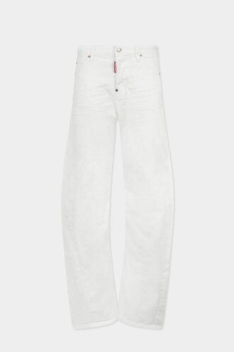 Loszittende Twst-Jeans, in de massa geverfd