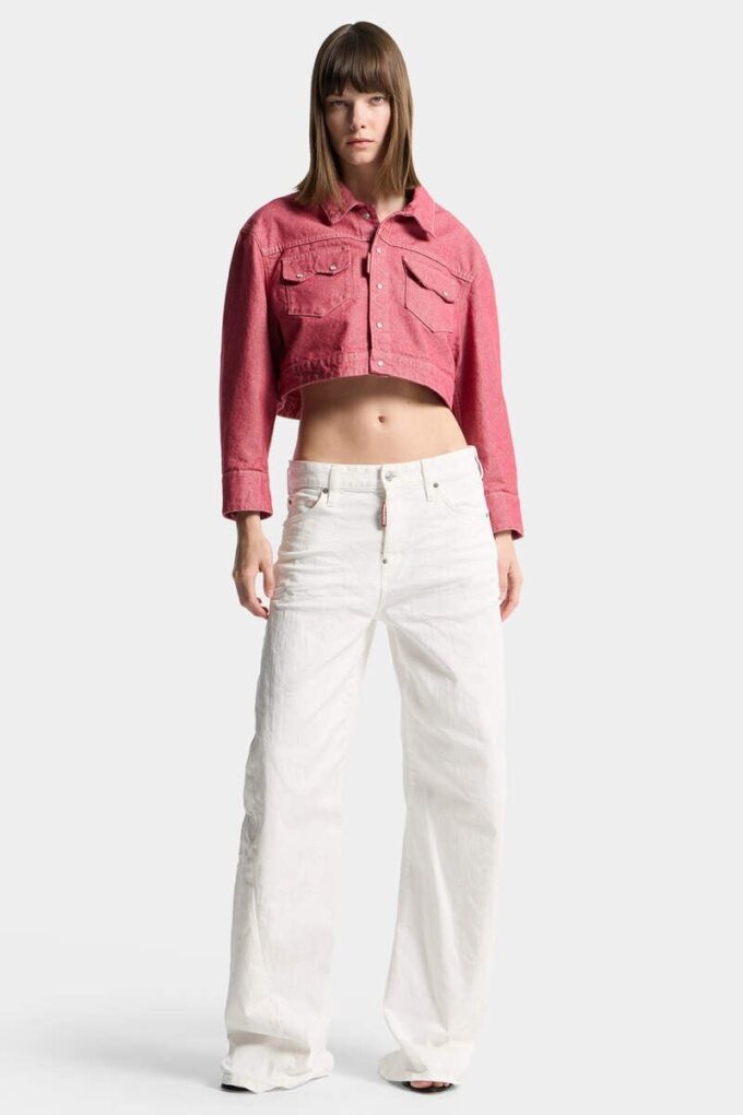 Loszittende Twst-Jeans, in de massa geverfd Loszittende Twst-Jeans, in de massa geverfd