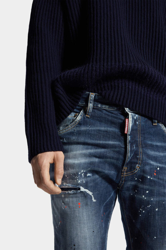 Medium Red Spots Wash Cool Guy Jeans Medium Red Spots Wash Cool Guy Jeans