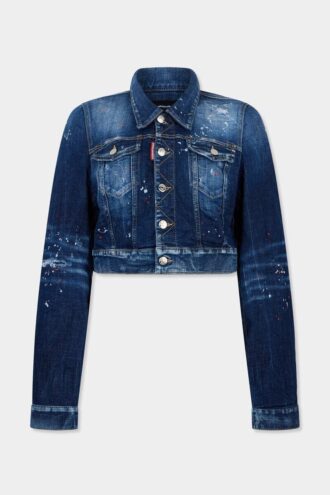 Medium Red Spots Wash Dean Jeans jacket