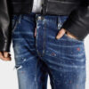 Medium Red Spots Wash Tidy Biker Jeans Medium Red Spots Wash Tidy Biker Jeans