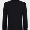 Militaire blazer met enkele rij knopen