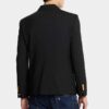 Militaire blazer met enkele rij knopen