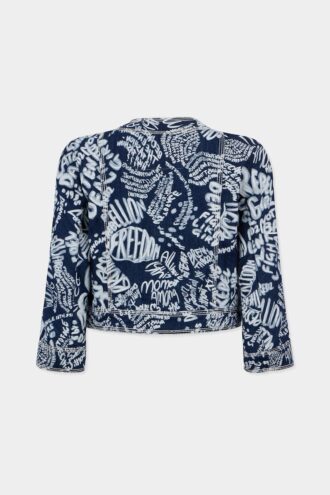 Mini-kaban met donkere bloemenprint