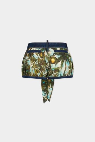 Monkey Business Denim Mix Ballon Hotpants