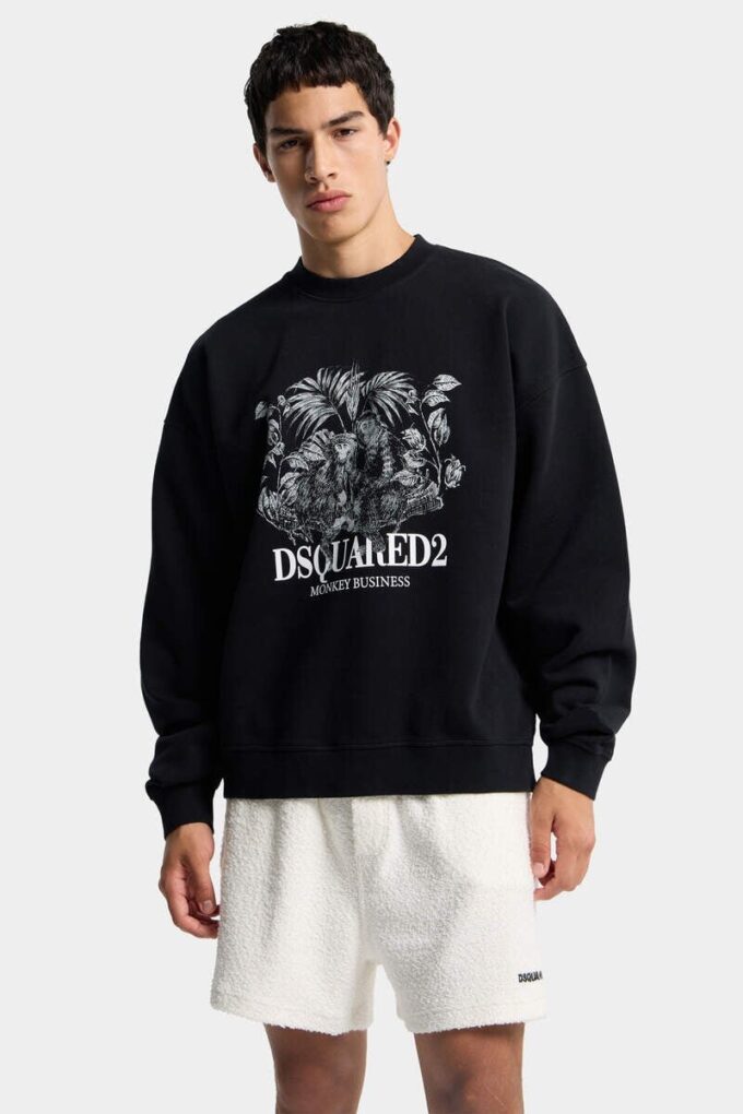 Monkey Business Relax Fit T-shirt met ronde hals
