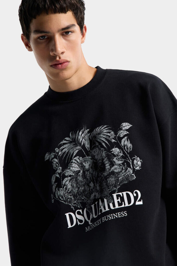 Monkey Business Relax Fit T-shirt met ronde hals