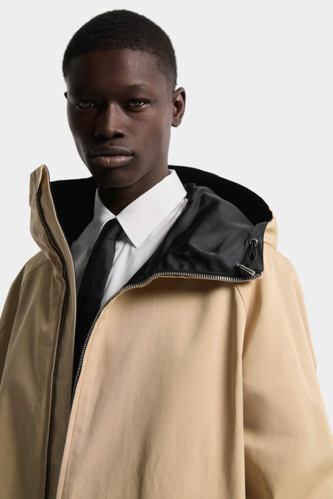 Omkeerbare parka Omkeerbare parka