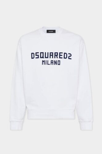 Perfect passende Dsquared2 Milano sweatshirt met ronde hals