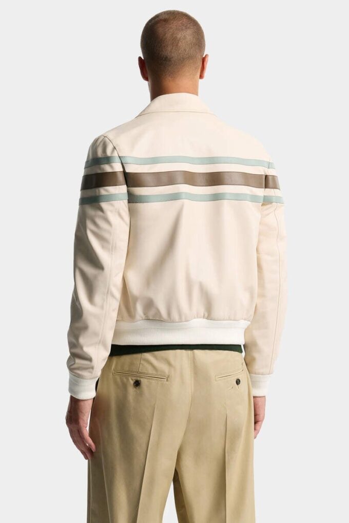 Preppy leren blouson Preppy leren blouson