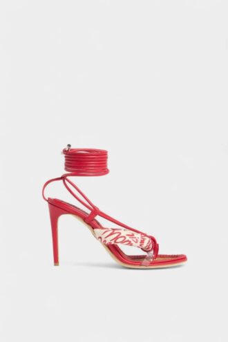 Rebel Hibiscus Sandalen mit Hak