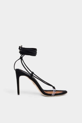 Sandalen met dubbele hak