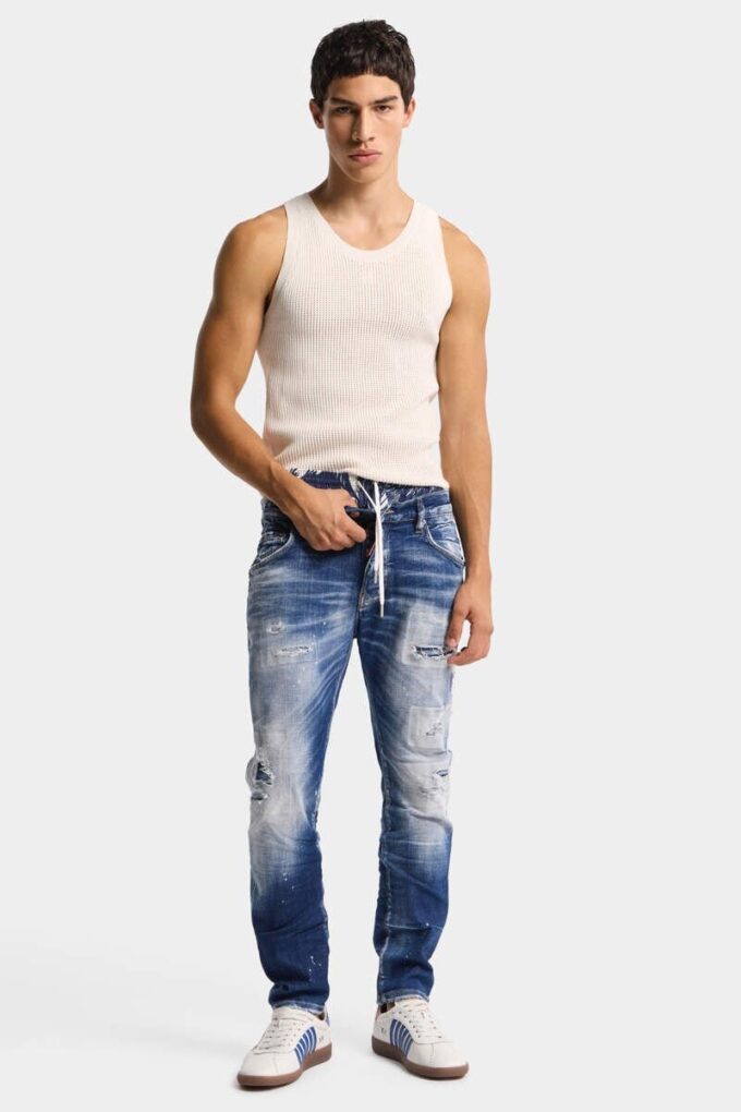 Skater Jean met medium wassing Skater Jean met medium wassing