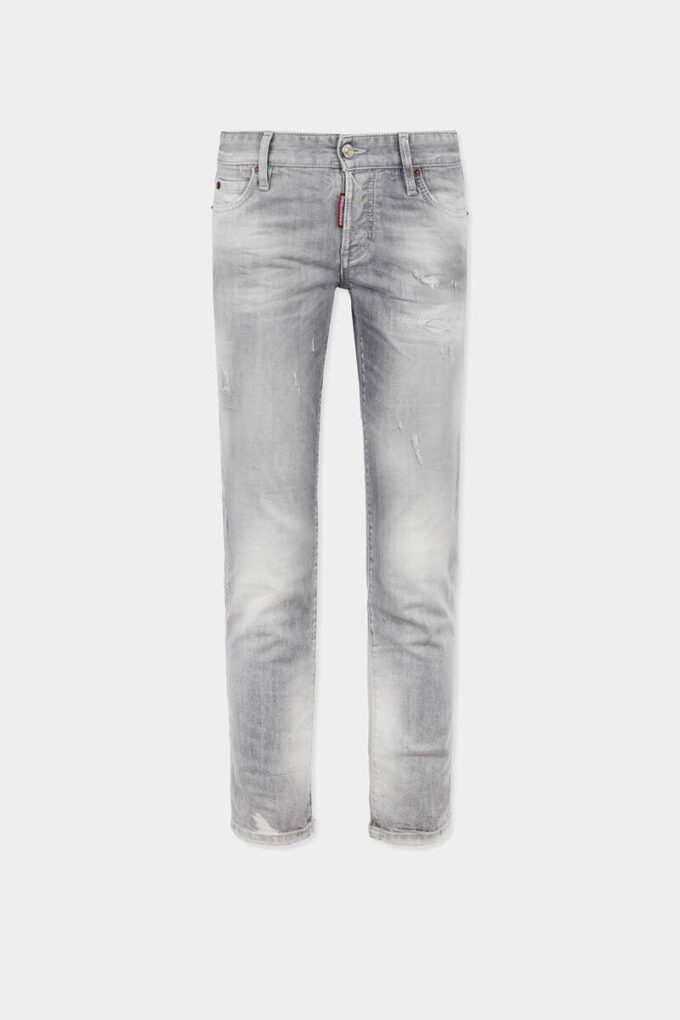 Skinny jeans met geborstelde grijze wassing Skinny jeans met geborstelde grijze wassing