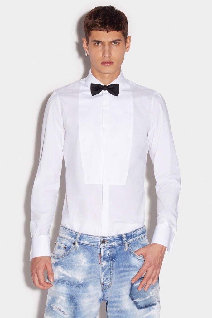 Slim fit smokingoverhemd Slim fit smokingoverhemd