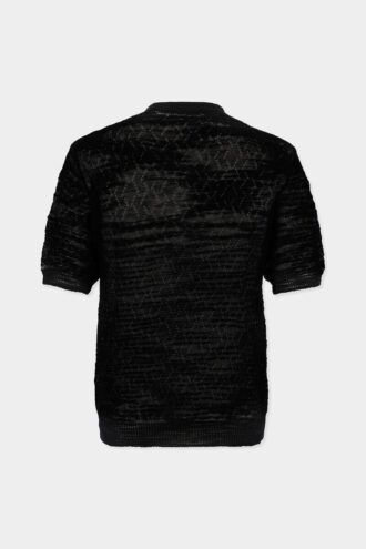 T-shirt van opengewerkt breisel