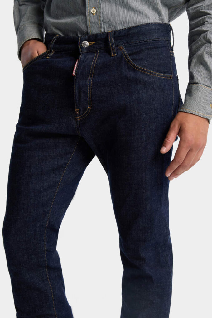 Teddy-Jeans met donkere wassing Teddy-Jeans met donkere wassing